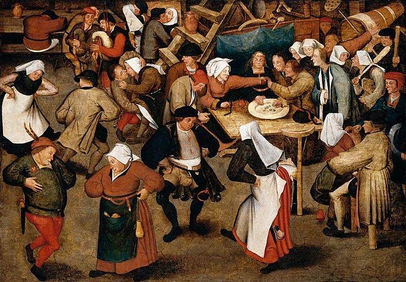 Pieter Brueghel the Younger The Wedding Dance in a Barn Spain oil painting art